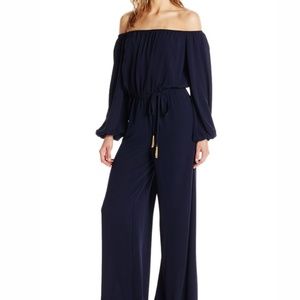 Vince camuto off the shoulder jumpsuit